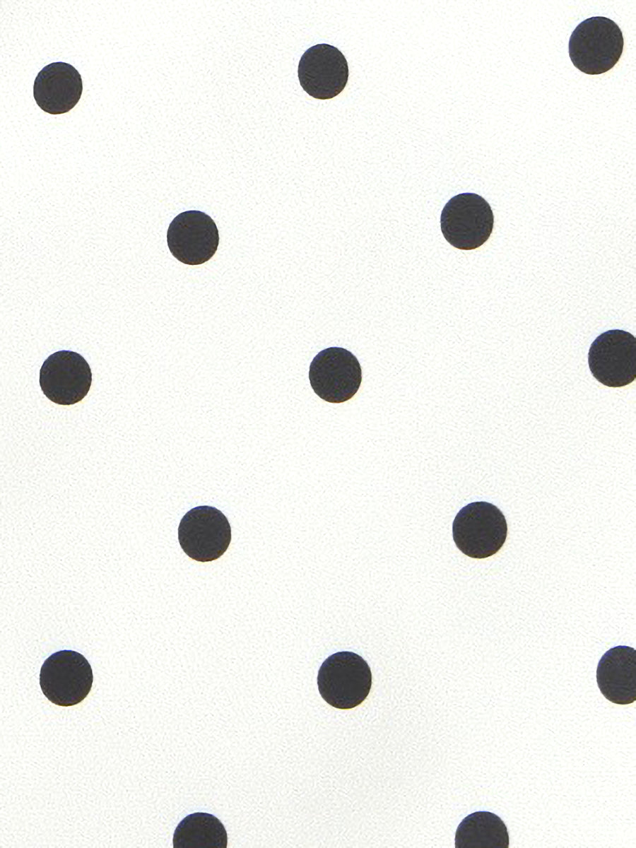 Shawl Collar Long Sleeves Polka Dots Business Casual Blazer