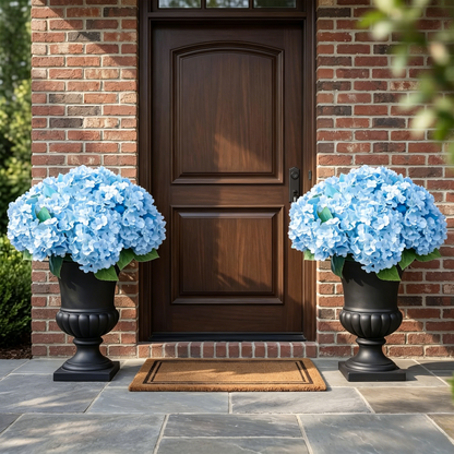 🔥Hot Sale 70% OFF🔥Artificial Outdoor Hydrangea Flowers - UV resistant, Waterproof, Windproof