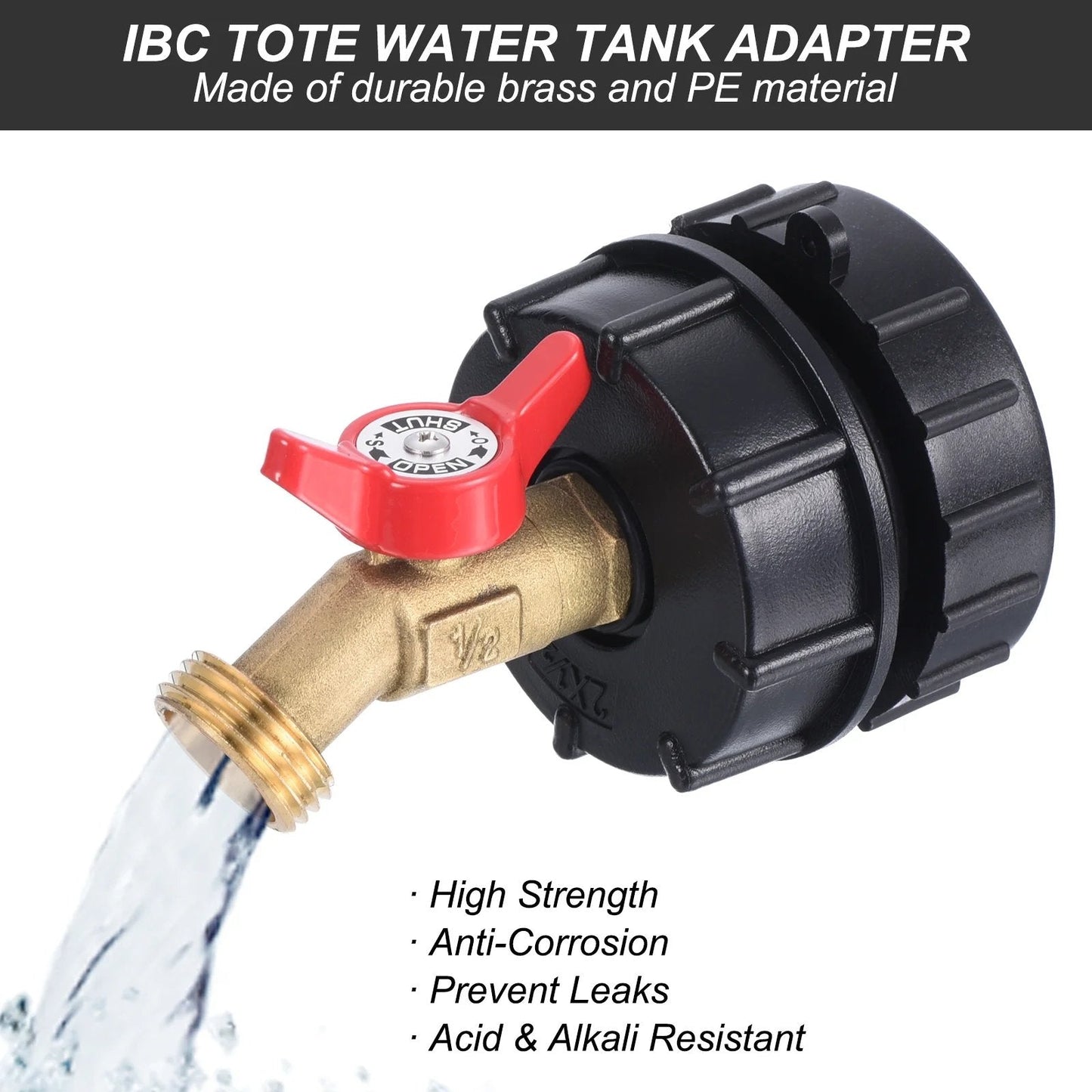 275-330 Gallon IBC Tote Tank Adapter