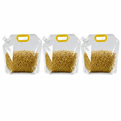 Reusable Leak-Proof Food Storage Sealed Bags with Portable Handle