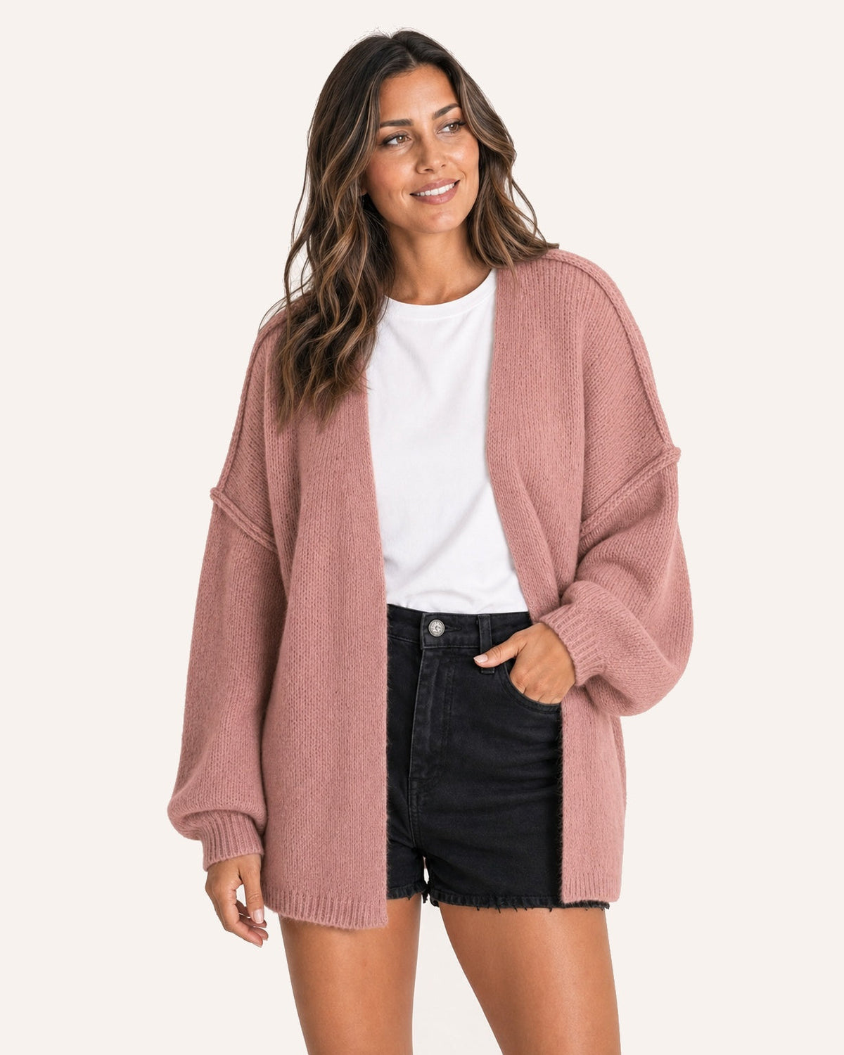 Huggy - The Goes With Everything Oversized Cardigan