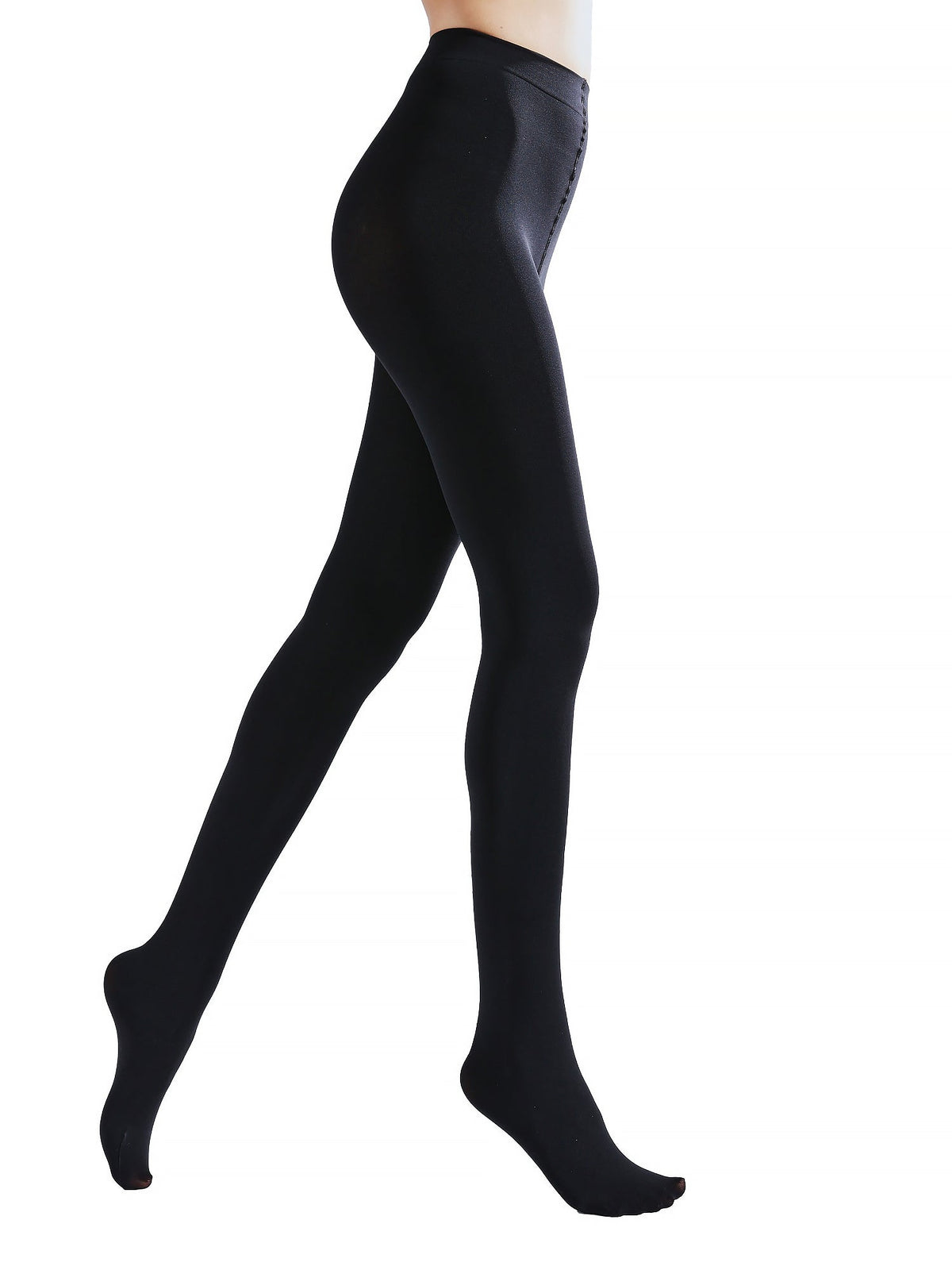 2 Pairs 100D Thickened Cold Proof Warm Bottoming Pantyhose