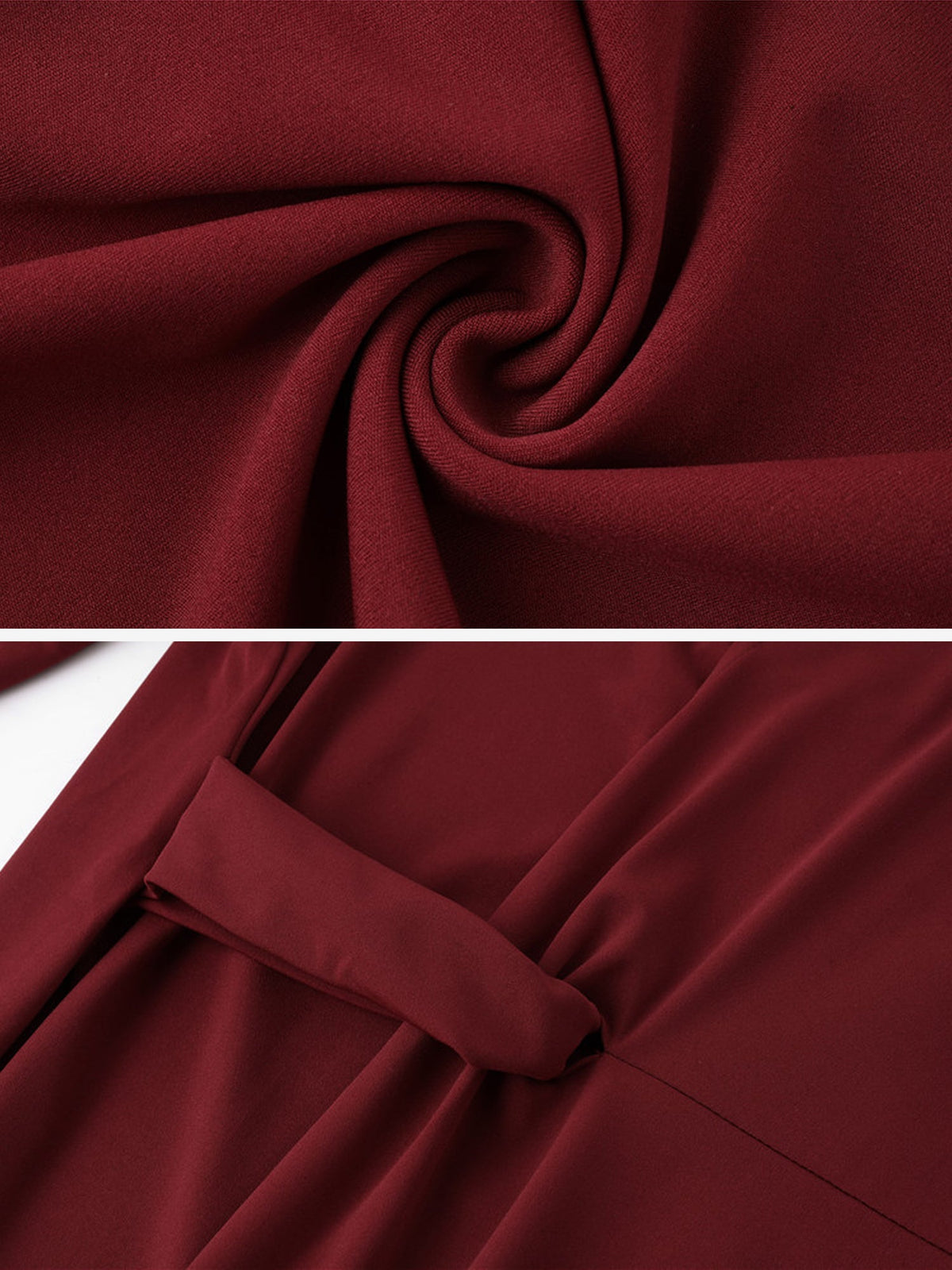 V Neck Long Sleeves Ruched Slit Bodycon Maxi Dress