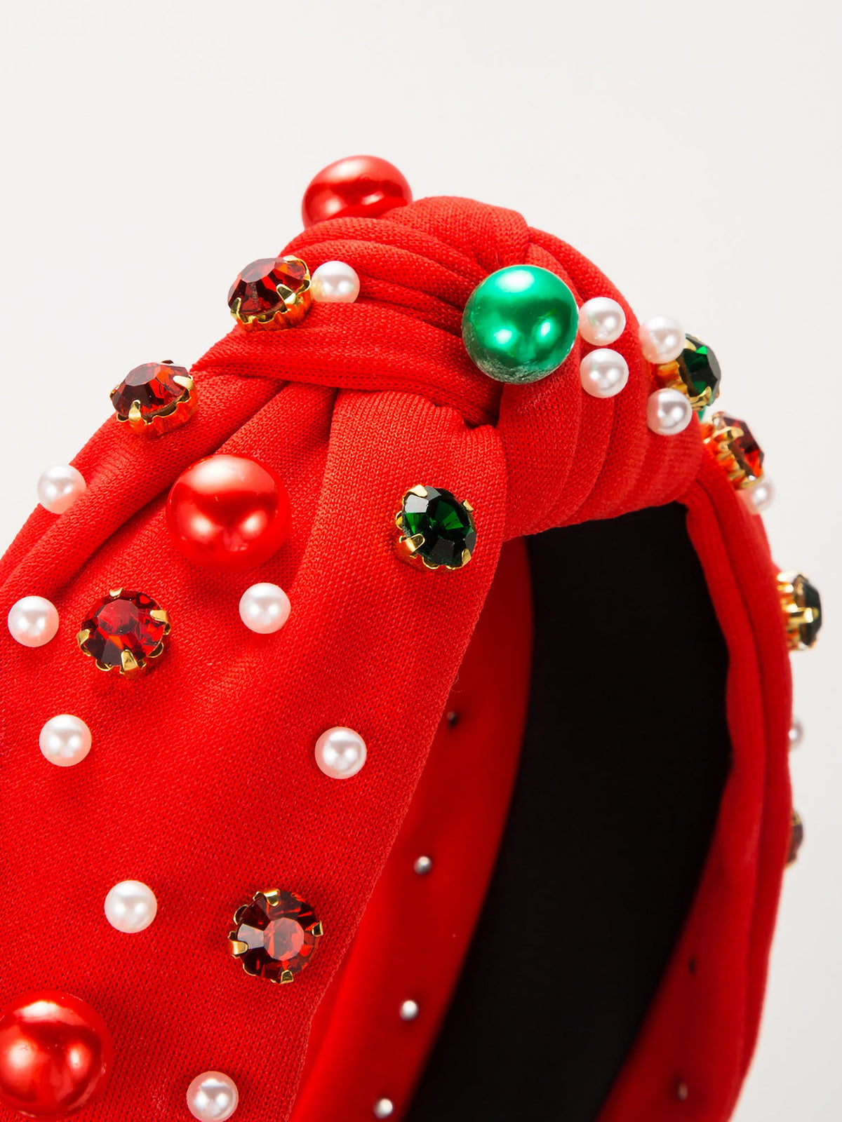 Christmas Faux Pearl Diamond Headband Hair Accessories