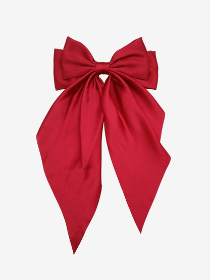 Retro 90s Style with Oversized Design Satin Party and Vintage-Themed Events Hair Accessories