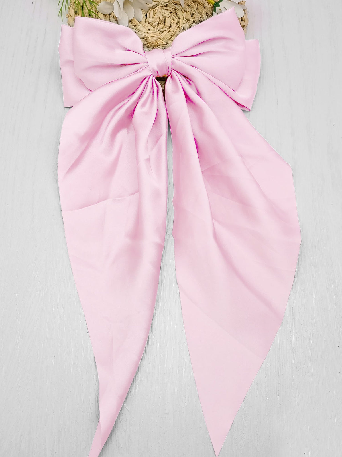 Retro 90s Style with Oversized Design Satin Party and Vintage-Themed Events Hair Accessories