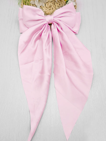 Retro 90s Style with Oversized Design Satin Party and Vintage-Themed Events Hair Accessories