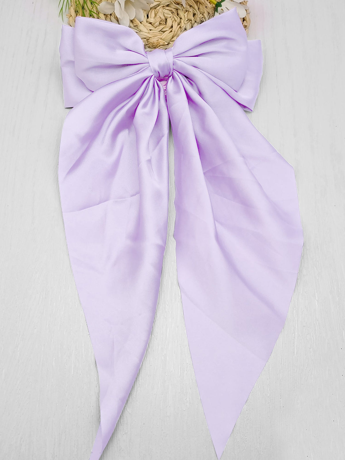 Retro 90s Style with Oversized Design Satin Party and Vintage-Themed Events Hair Accessories