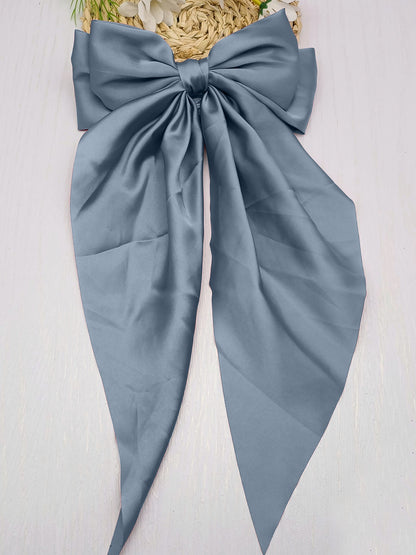 Retro 90s Style with Oversized Design Satin Party and Vintage-Themed Events Hair Accessories