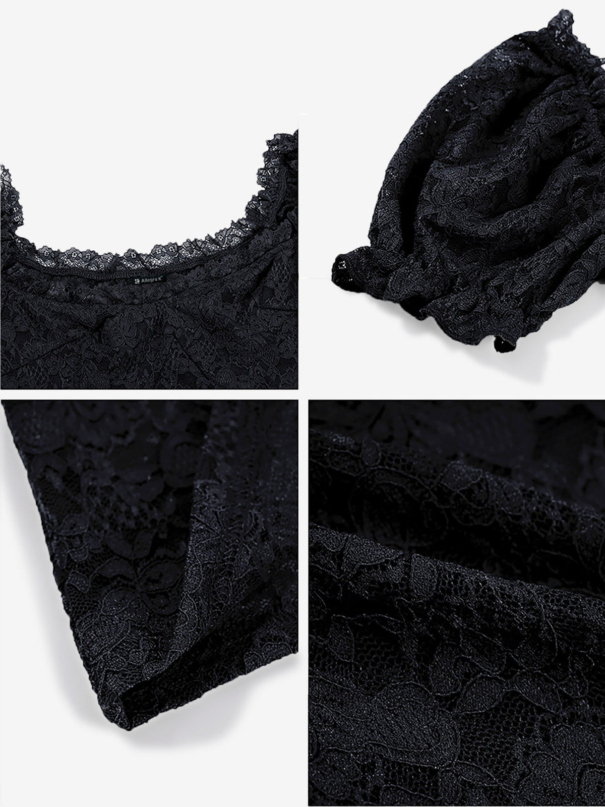 Y2K Style Lace Sheer Off Shoulder Blouse