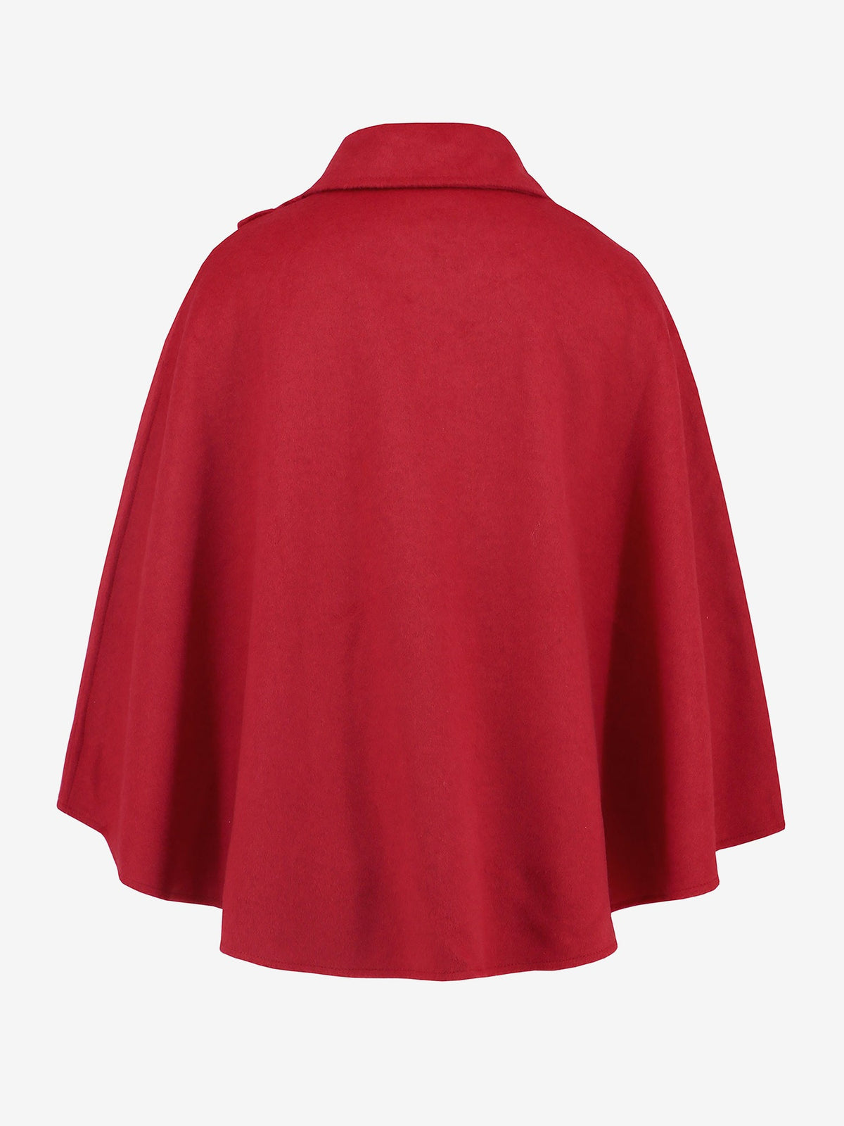 Solid Color Cropped Cape Cloak Jacket