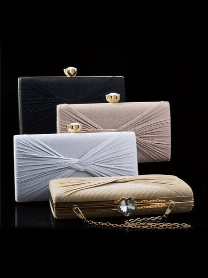 Twist Knot Evening Clutch Bag Shoulder Bag