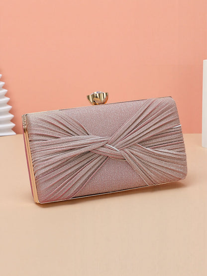 Twist Knot Evening Clutch Bag Shoulder Bag