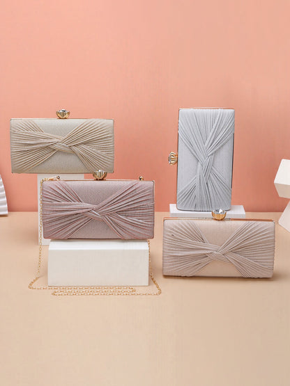 Twist Knot Evening Clutch Bag Shoulder Bag