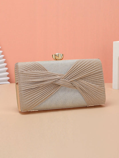 Twist Knot Evening Clutch Bag Shoulder Bag