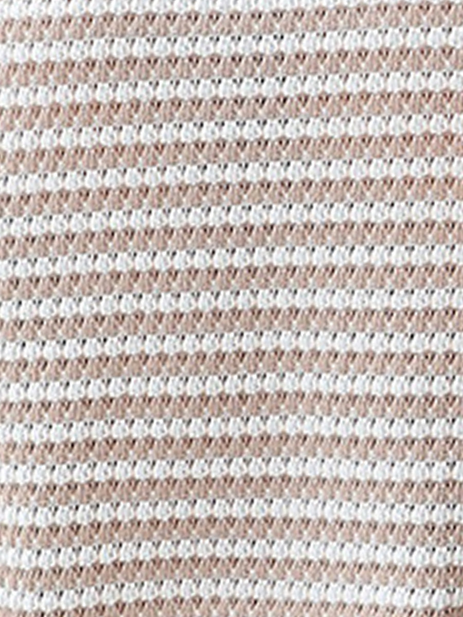 Notch Neck Textured Waffle Knit Long Sleeves Top