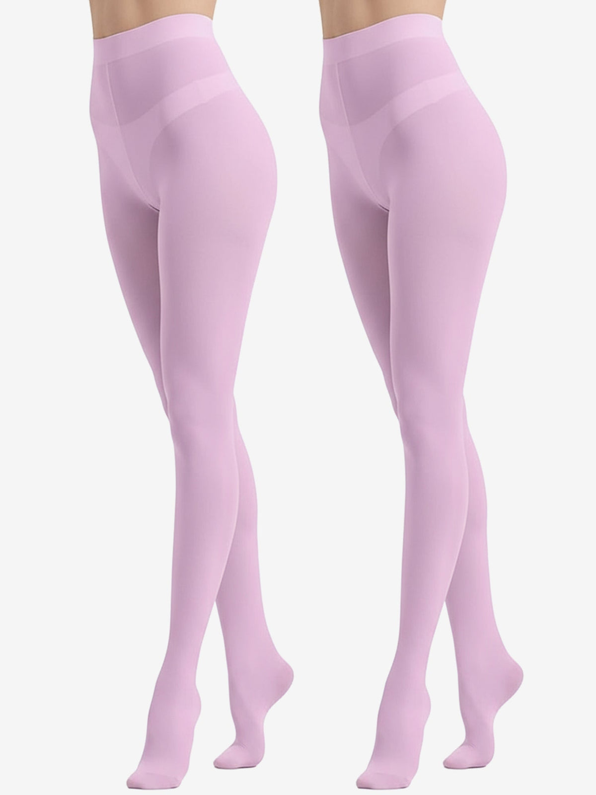 2 Pairs 80D Seamless Crotch Colorful Velvet Tights