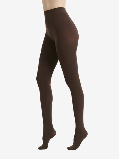 2 Pairs 80D Seamless Crotch Colorful Velvet Tights