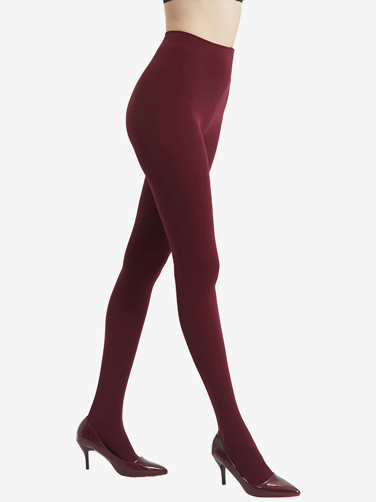 2 Pairs 80D Seamless Crotch Colorful Velvet Tights