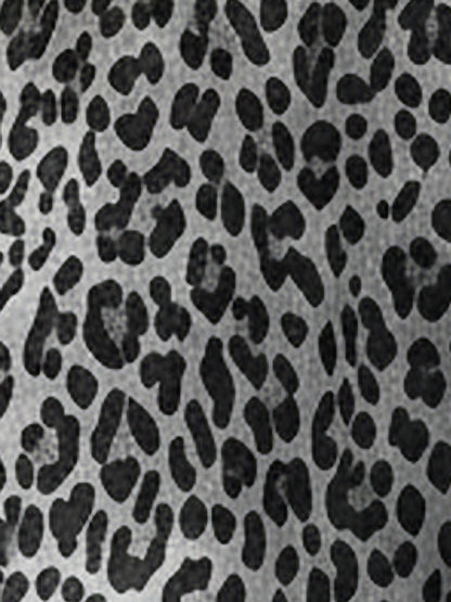 Leopard Print Button Down Long Sleeve Shirt