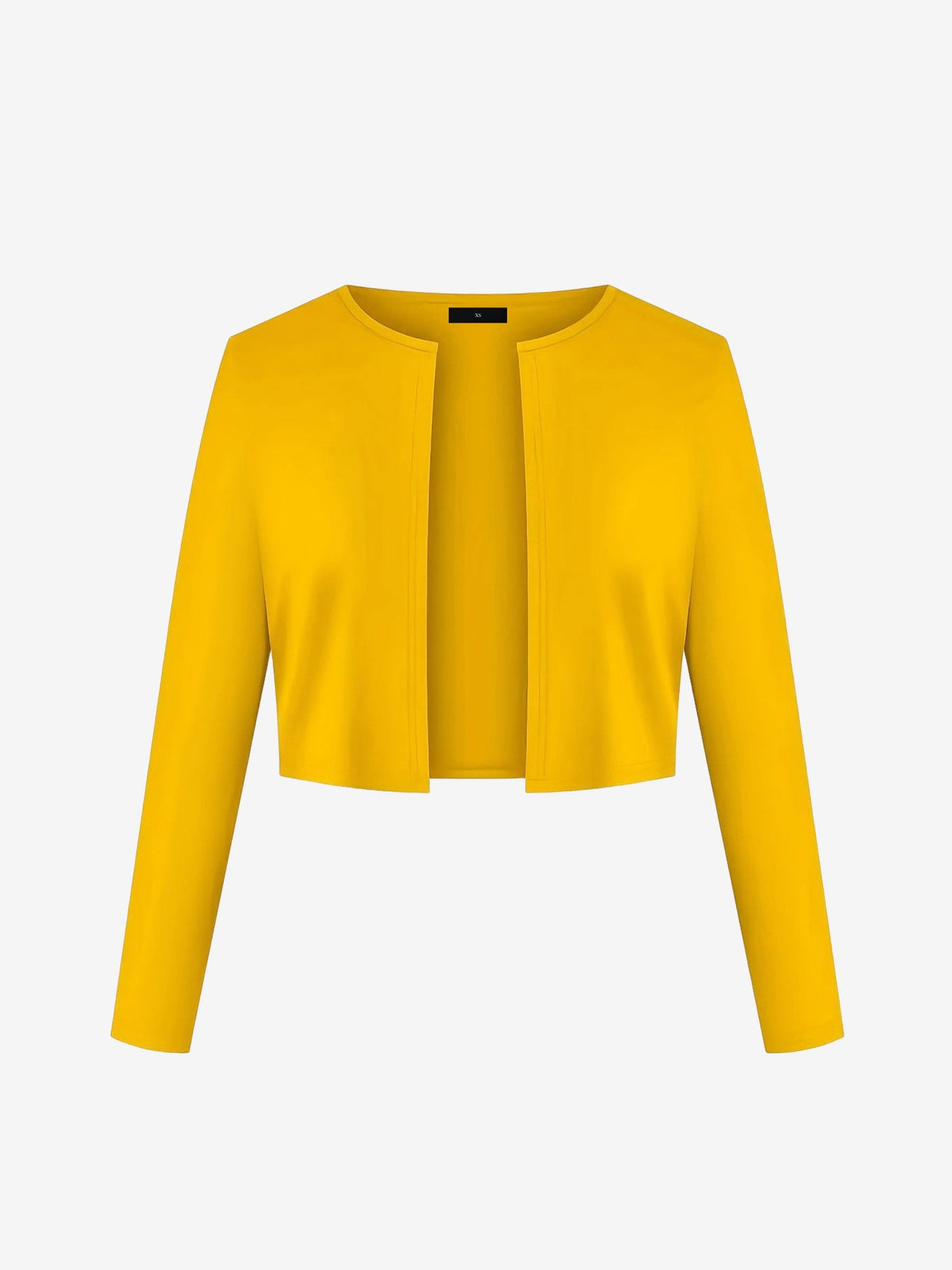 2 Pieces Long Sleeves Cropped Jacket & Sleeveless Printed Midi Sheath Dress Matching Set