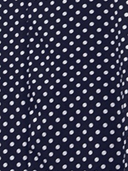 Sleeveless Backless Polka Dot A-Line Resort Dress