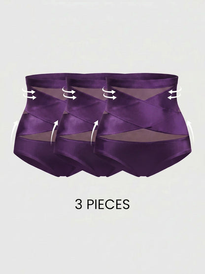 3 Pieces High-Waisted Shaping Butt-Lifting Underwear Panties