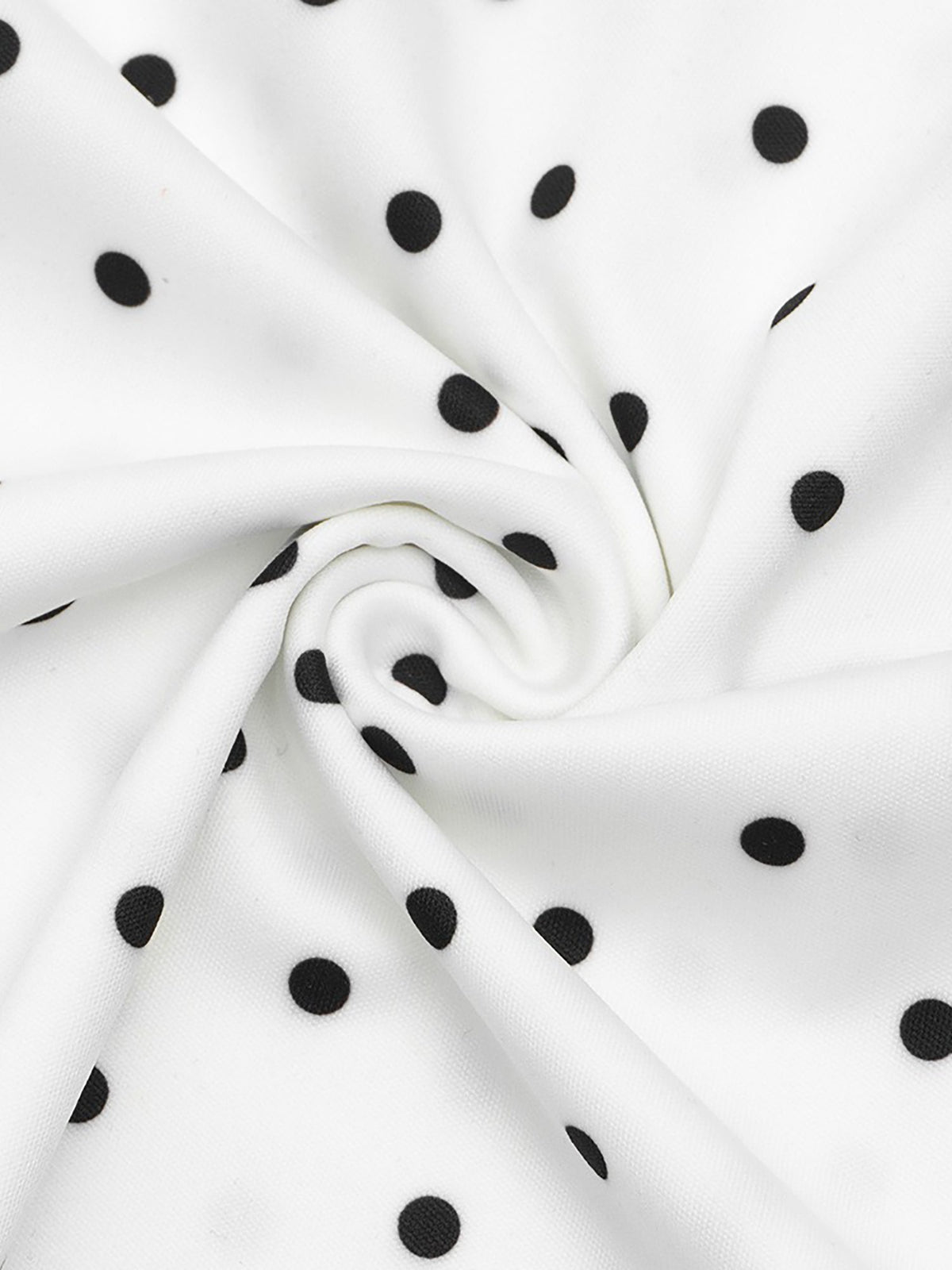 Polka Dot Print Cap Sleeves A-Line Maxi Dress
