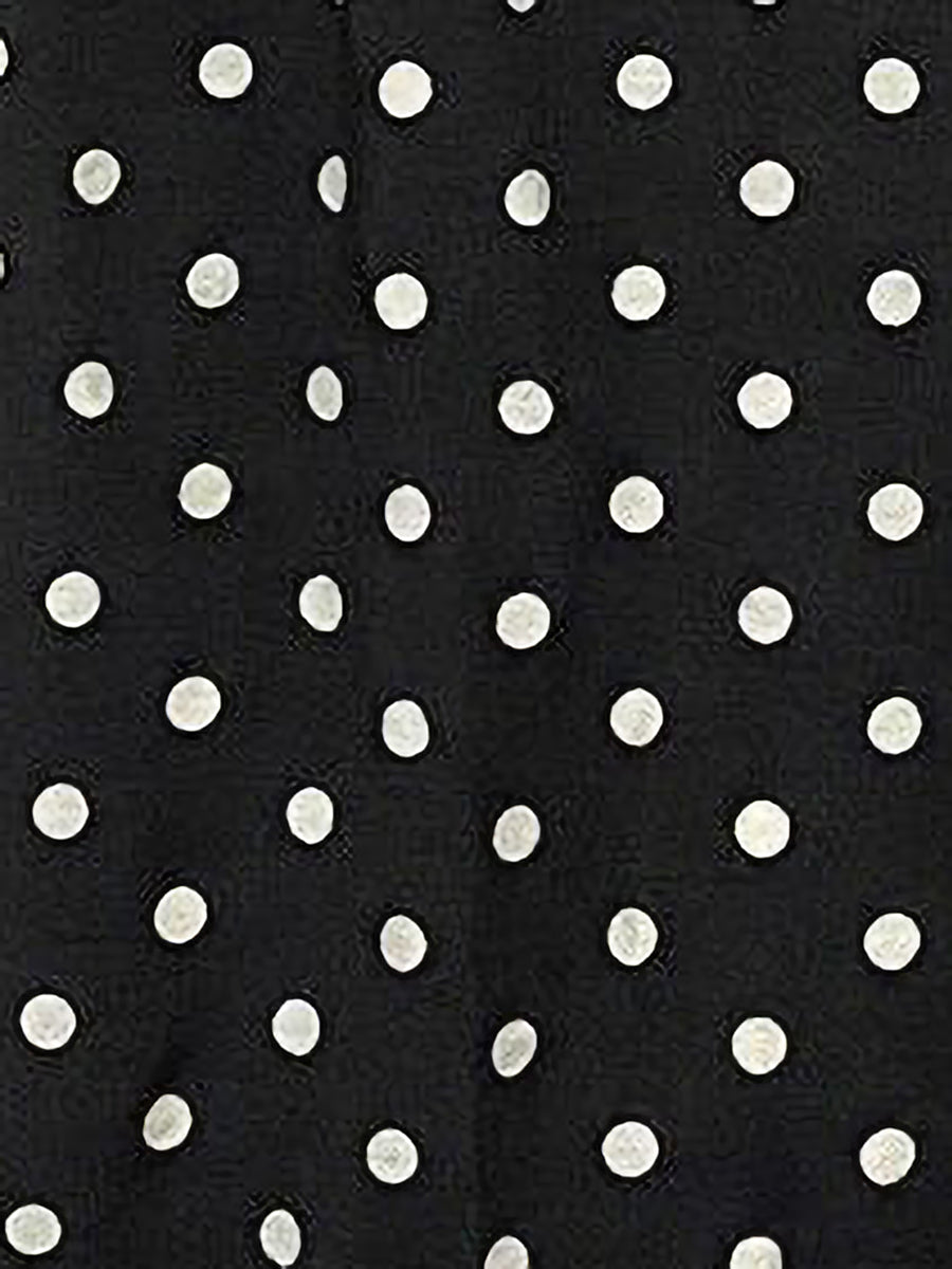 Polka Dots Spaghetti Strap Ruffled Mini Dress