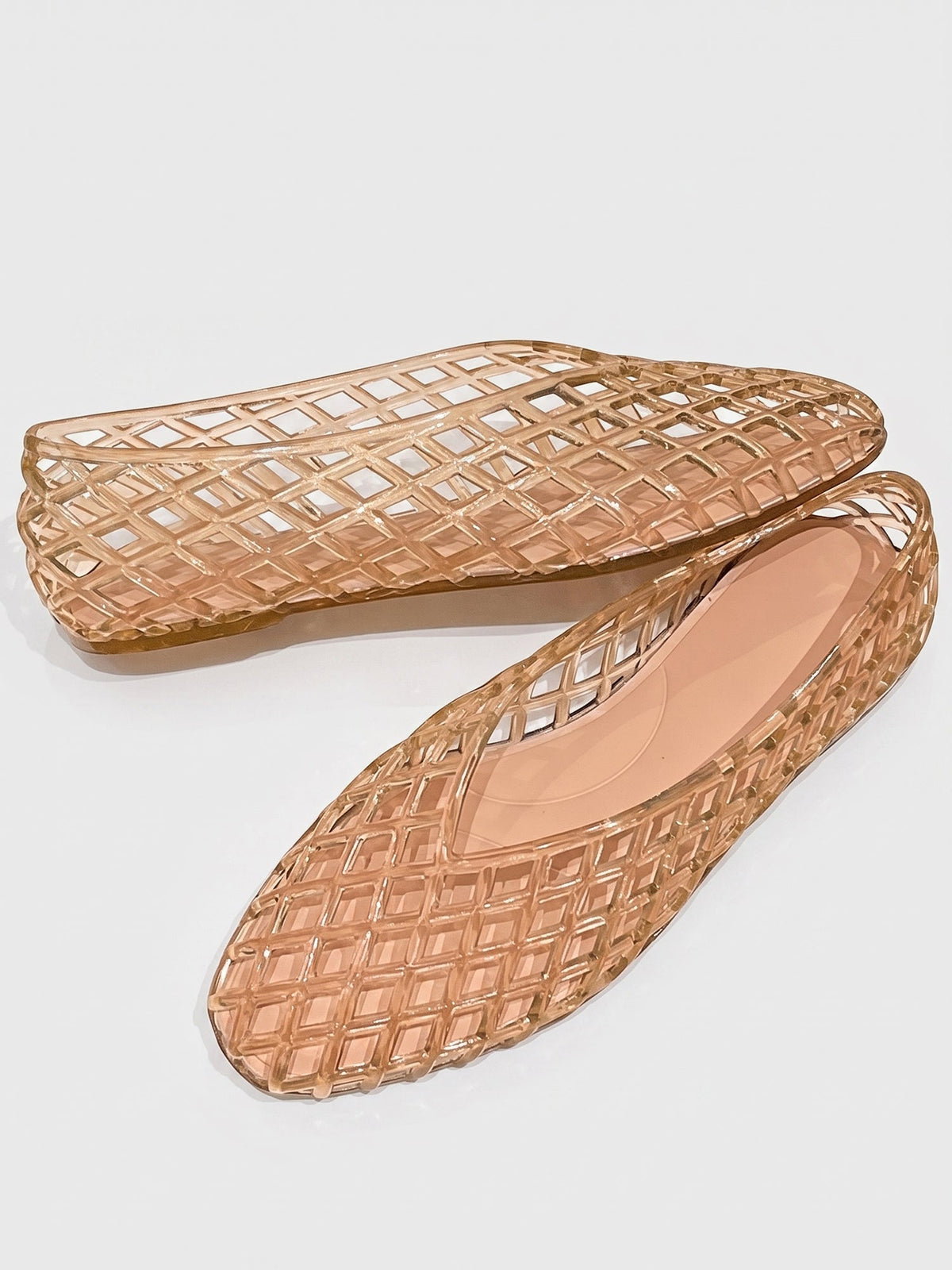 Square Toe Crystal Casual Ballerina Ballet Flats
