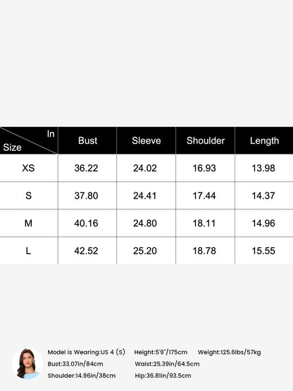 Colorblock Patchwork Puff Sleeves Ruched Blouse