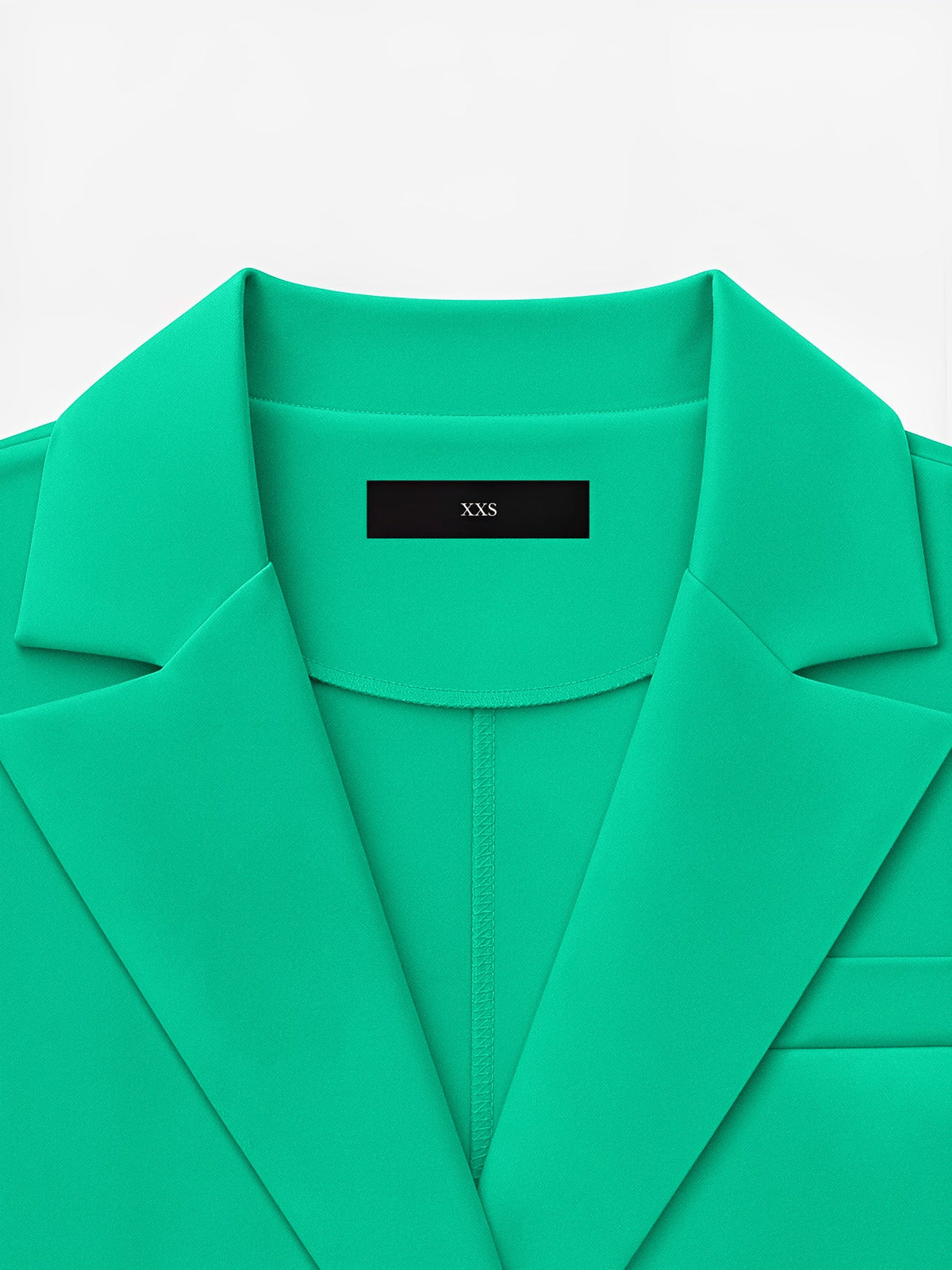 Notched Lapel Double-Breasted Belted Blazer Dress