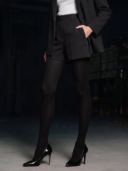 80D Solid Color Semi-Sheer Pantyhose