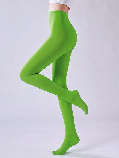 80D Solid Color Semi-Sheer Pantyhose