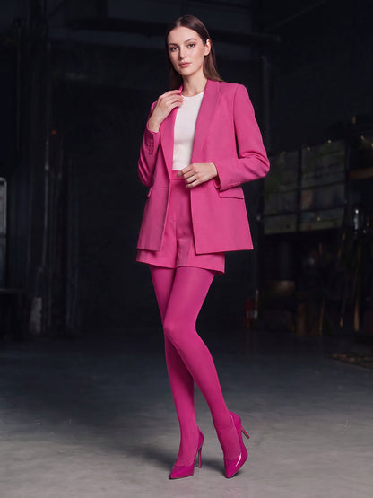 80D Solid Color Semi-Sheer Pantyhose