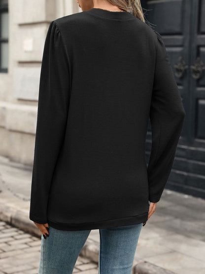 Solid Color Knitted Long Sleeve Casual Cardigan