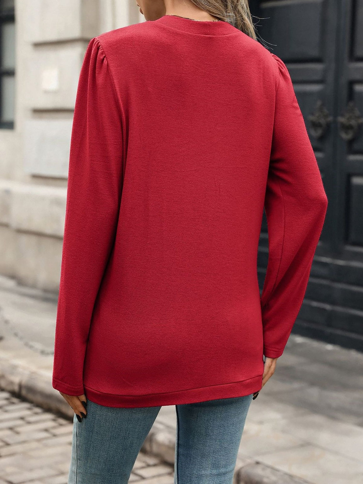 Solid Color Knitted Long Sleeve Casual Cardigan
