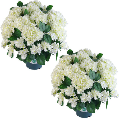 🔥Hot Sale 70% OFF🔥Artificial Outdoor Hydrangea Flowers - UV resistant, Waterproof, Windproof